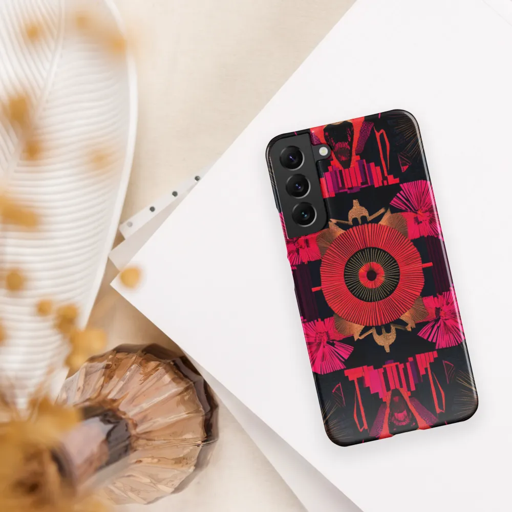 Dynamic Geometric Symphony | Phone Case |  S22 Plus | Snap Case | Glossy