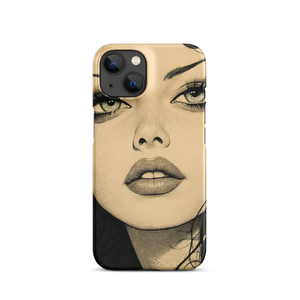 Enigmatic Gaze | Phone Case |  14 | Snap Case | Matte