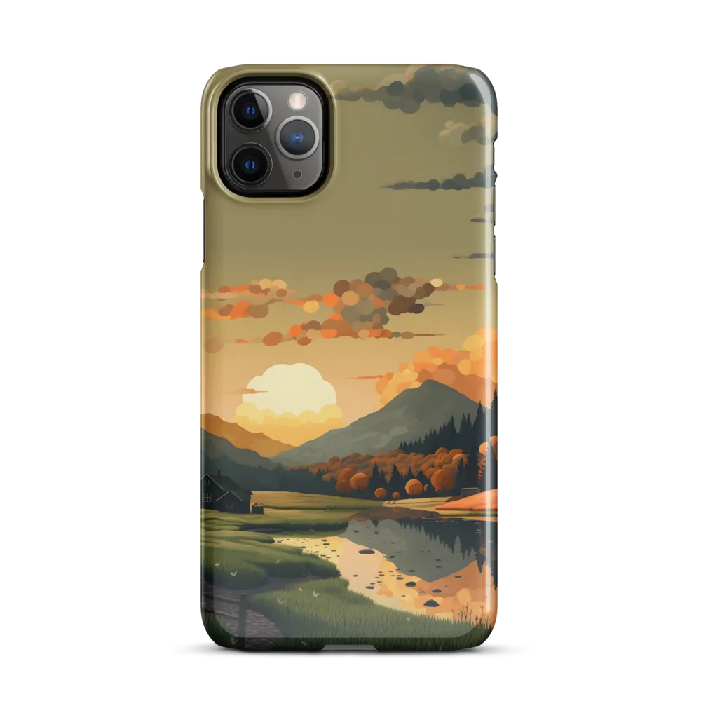 Whispers of Autumn: A Tranquil Evening | Phone Case |  11 Pro Max | Snap Case | Glossy