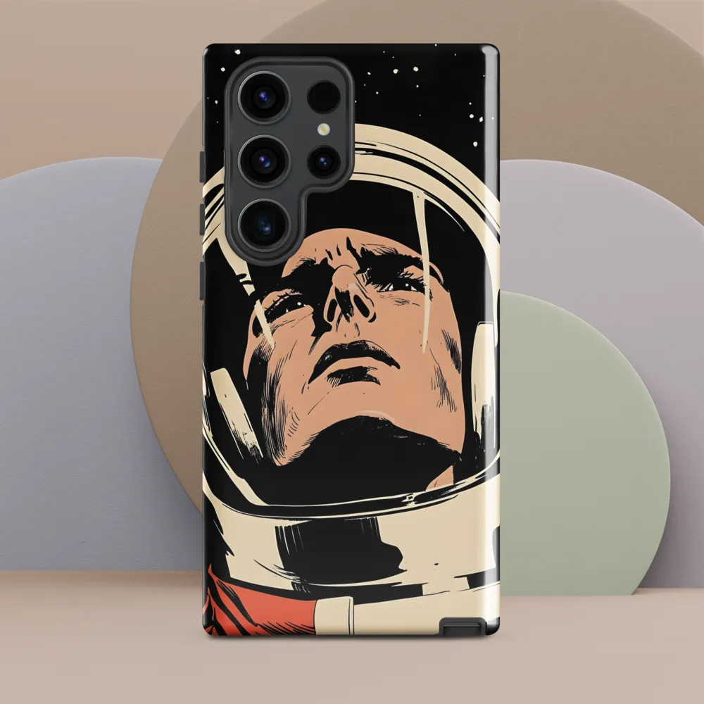 Gaze of the Astronaut | Phone Case |  S23 Ultra | Tough Case | Glossy