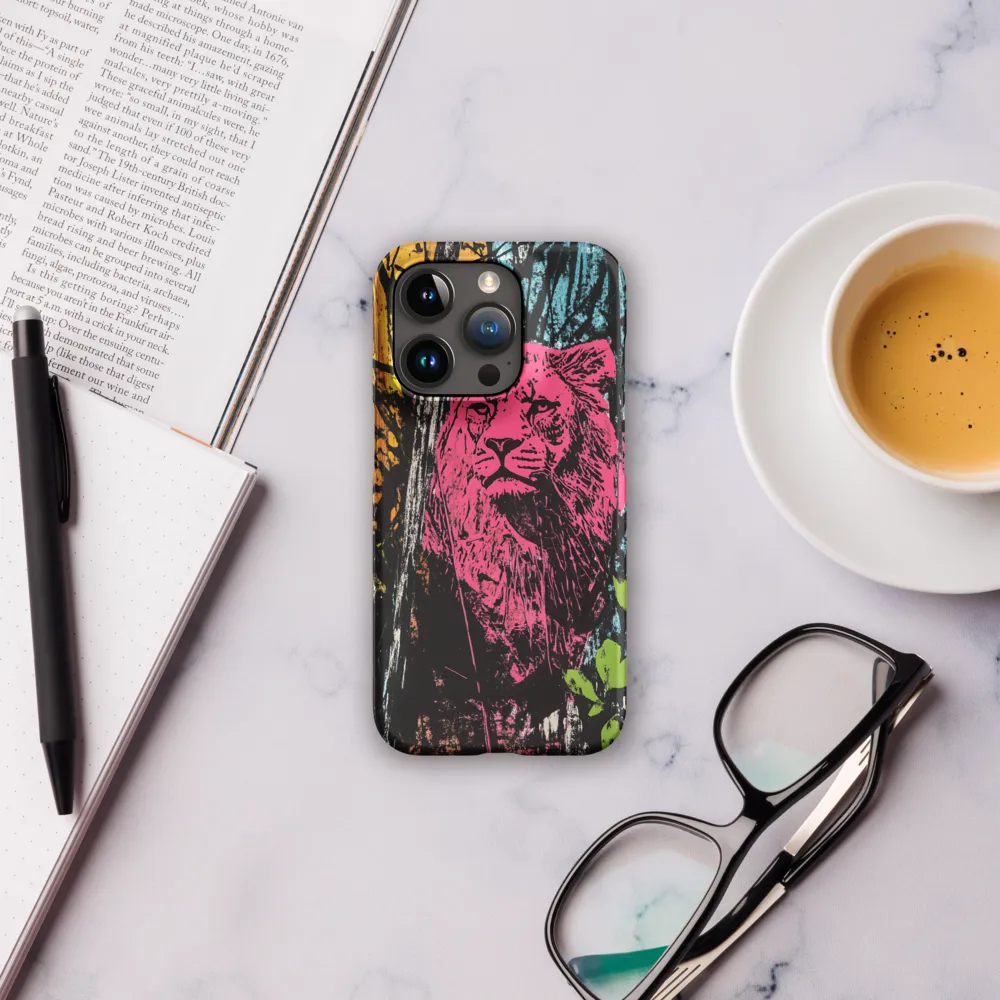 Fierce Vibrance: The Pink Lion
