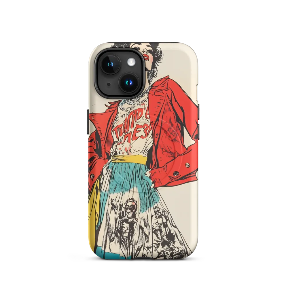 Vibrant Elegance: A Pop Art Fashion Statement