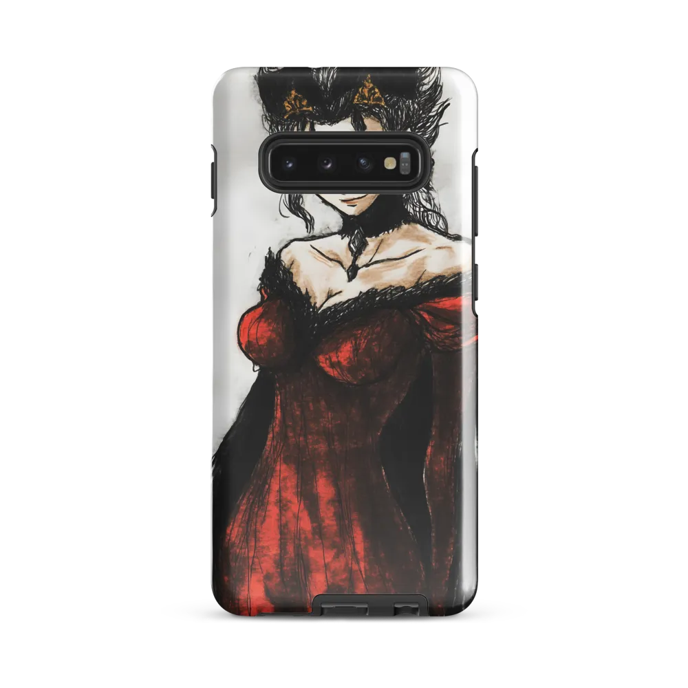 Mysterious Elegance | Phone Case |  S10 Plus | Tough Case | Glossy