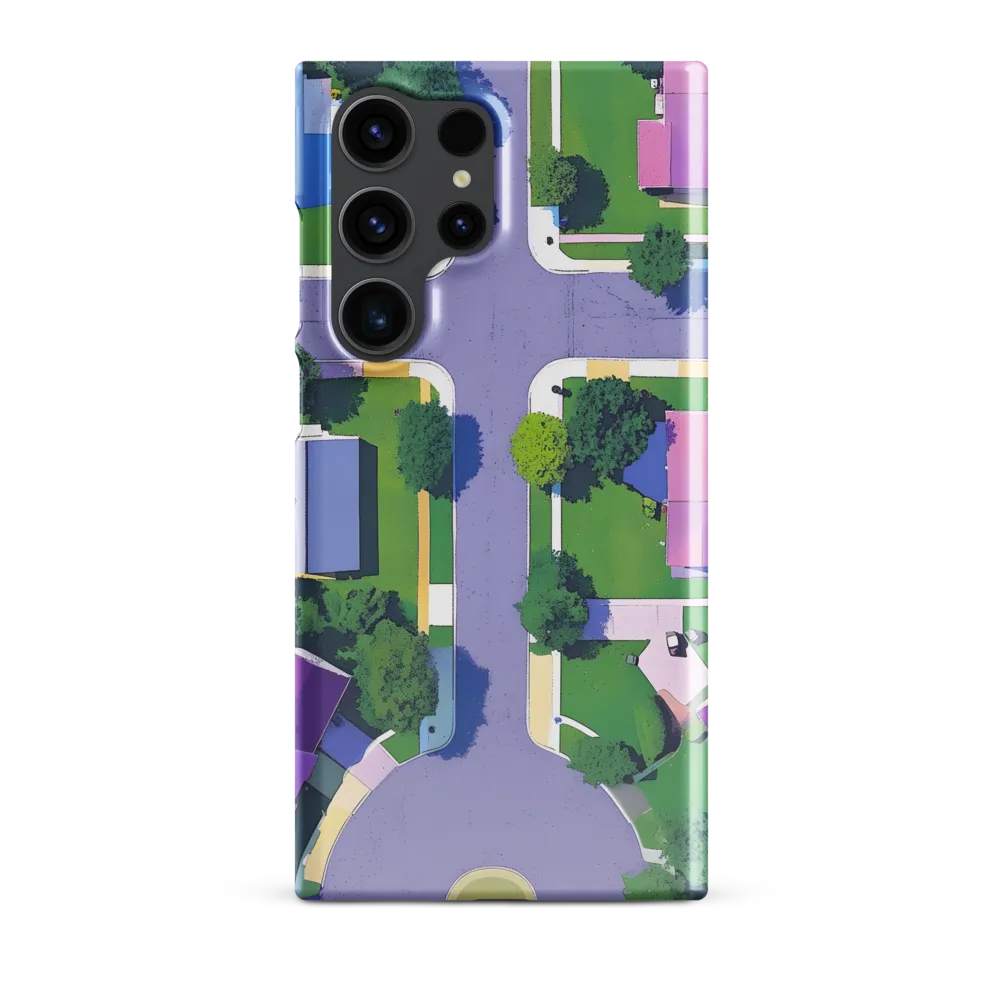 Aerial Harmony: Suburban Crossroads