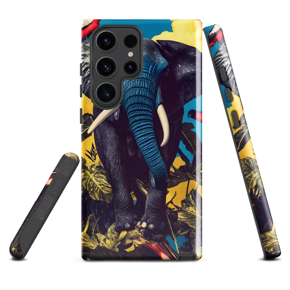 Elephant Dreams in Vibrant Colors | Phone Case |  S23 Ultra | Tough Case | Glossy