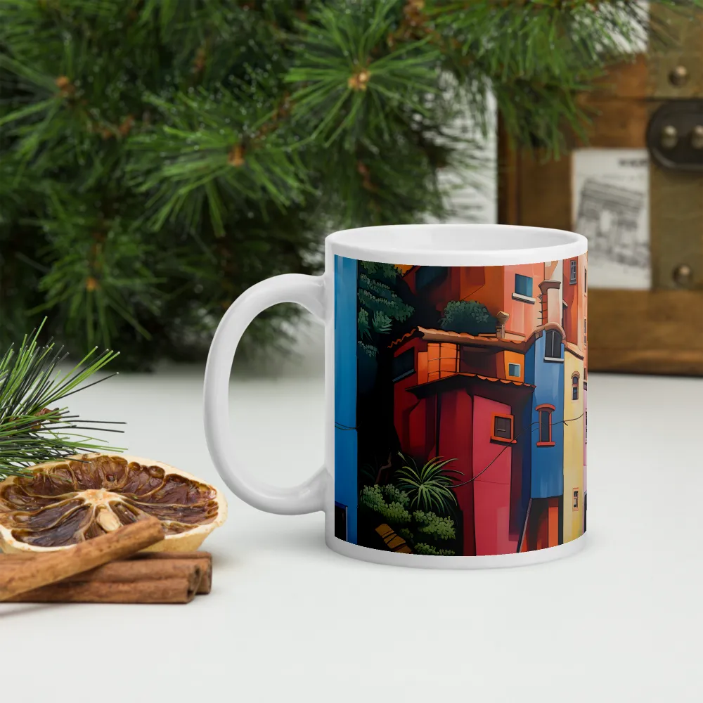 Whimsical Heights: A Vibrant Cityscape | Mugs | Multiple Sizes & Colors