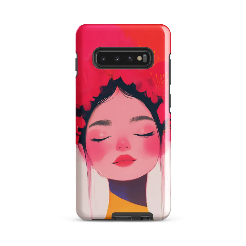 Serenity in Bloom | Phone Case |  S10 Plus | Tough Case | Glossy