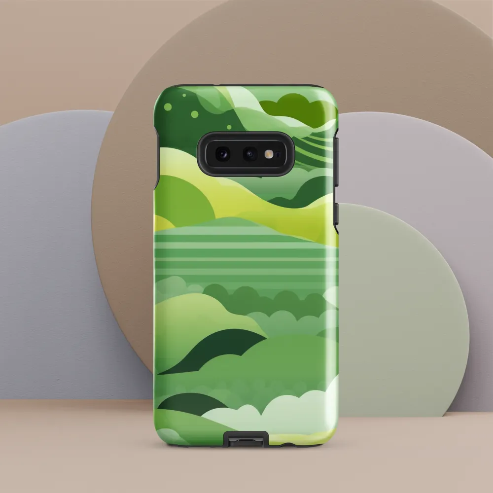 Tranquility in Green Waves
