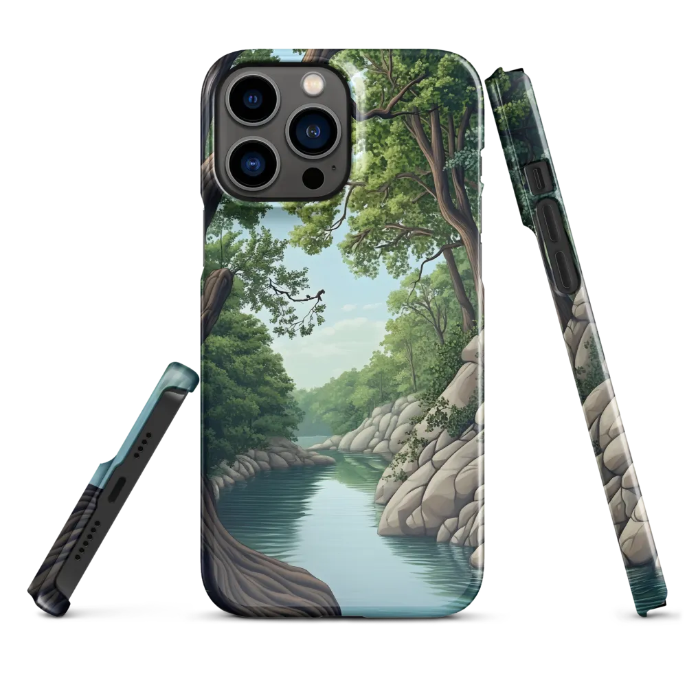 Tranquil Reflections: A Serene River Landscape