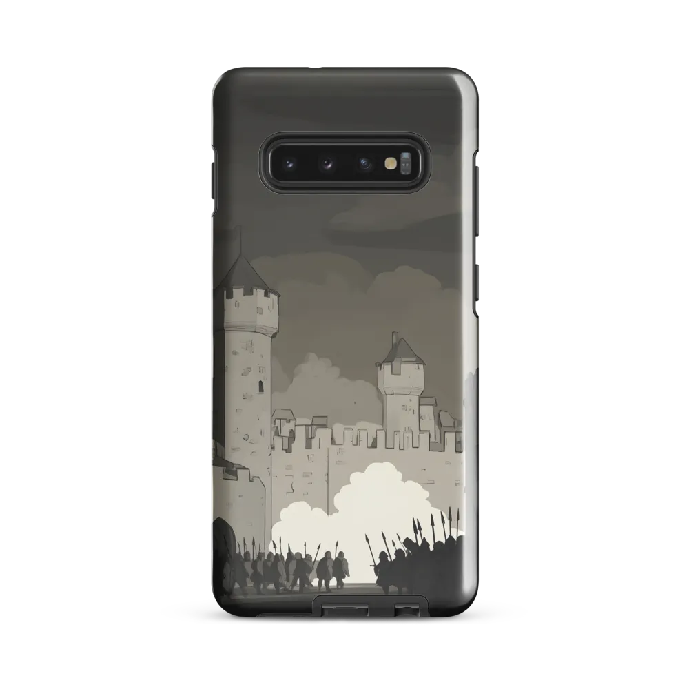 March of Valor: A Medieval Assembly | Phone Case |  S10 Plus | Tough Case | Glossy