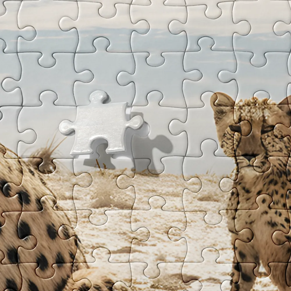 Silent Watchers of the Savanna | Jigsaw Puzzle | 252 pieces