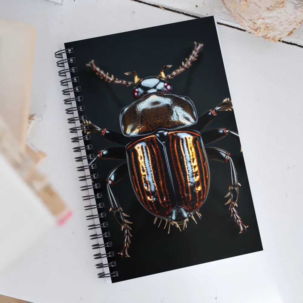 Luminous Insect Majesty | Spiral Notebook