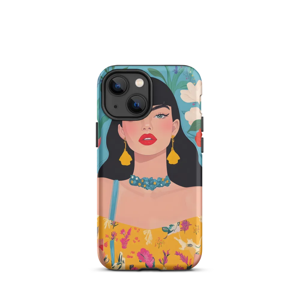 Blooming Confidence | Phone Case |  13 mini | Tough Case | Matte