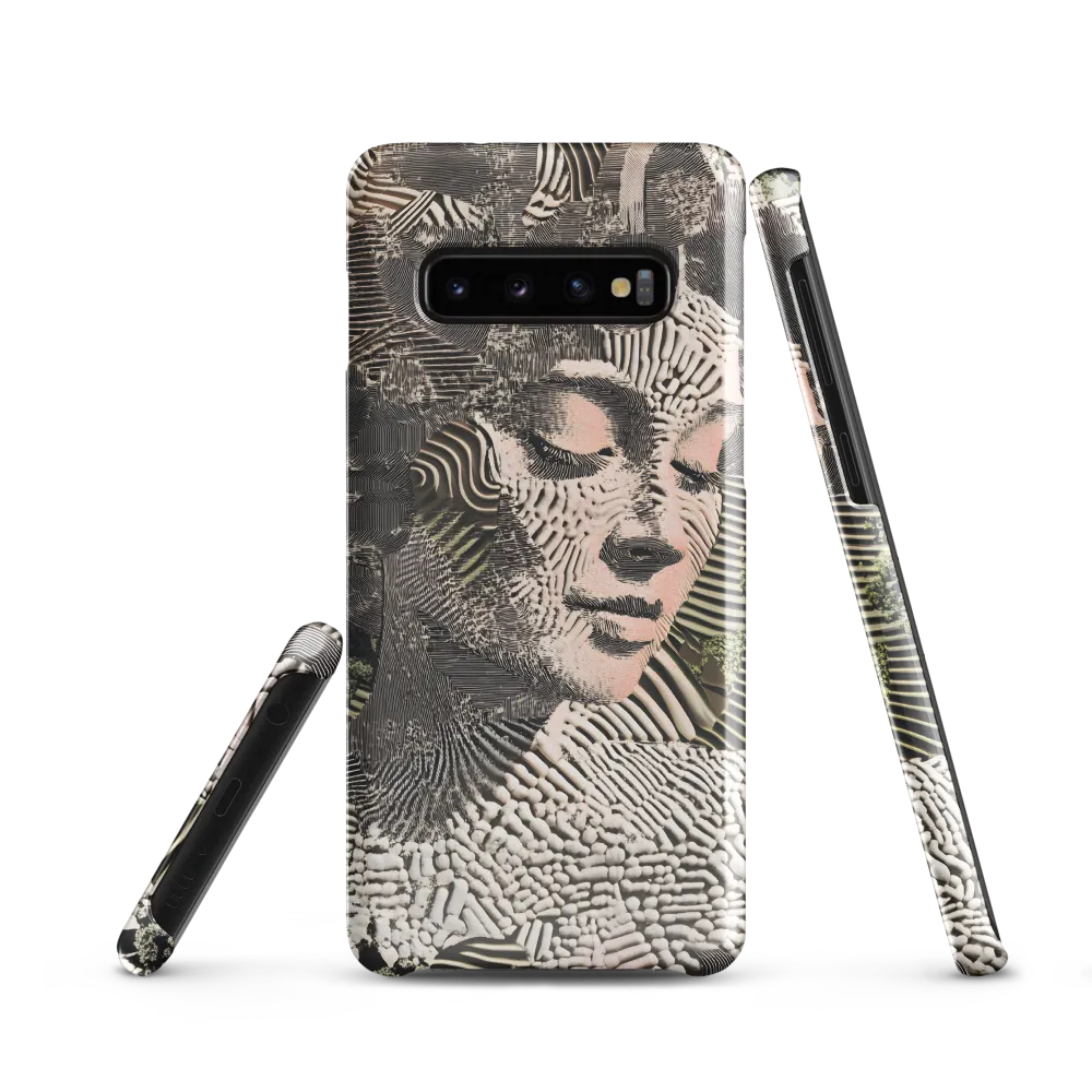 Ethereal Blend of Nature and Humanity | Phone Case |  S10 | Snap Case | Glossy