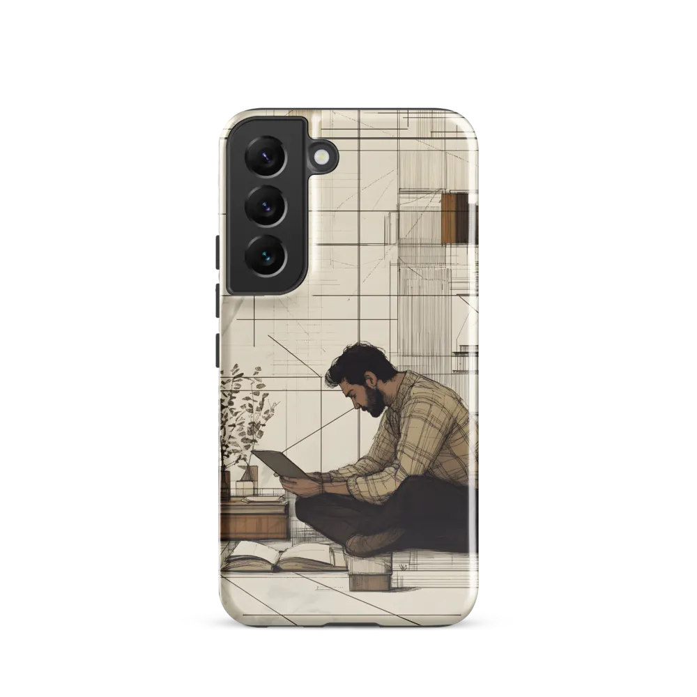 Quiet Reflections in Line | Phone Case |  S22 | Tough Case | Glossy