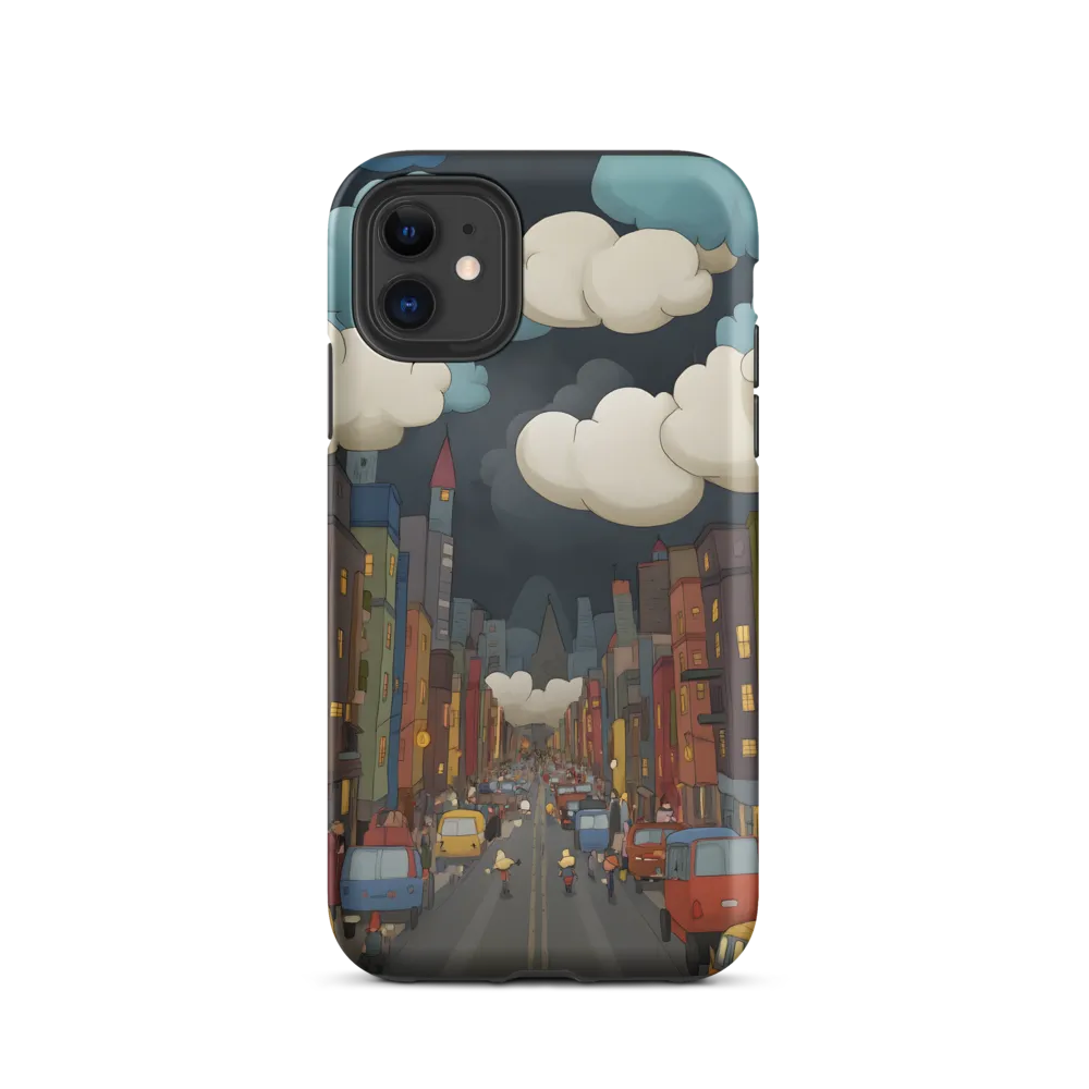 Urban Symphony: A City Awakens at Dusk | Phone Case |  11 | Tough Case | Matte