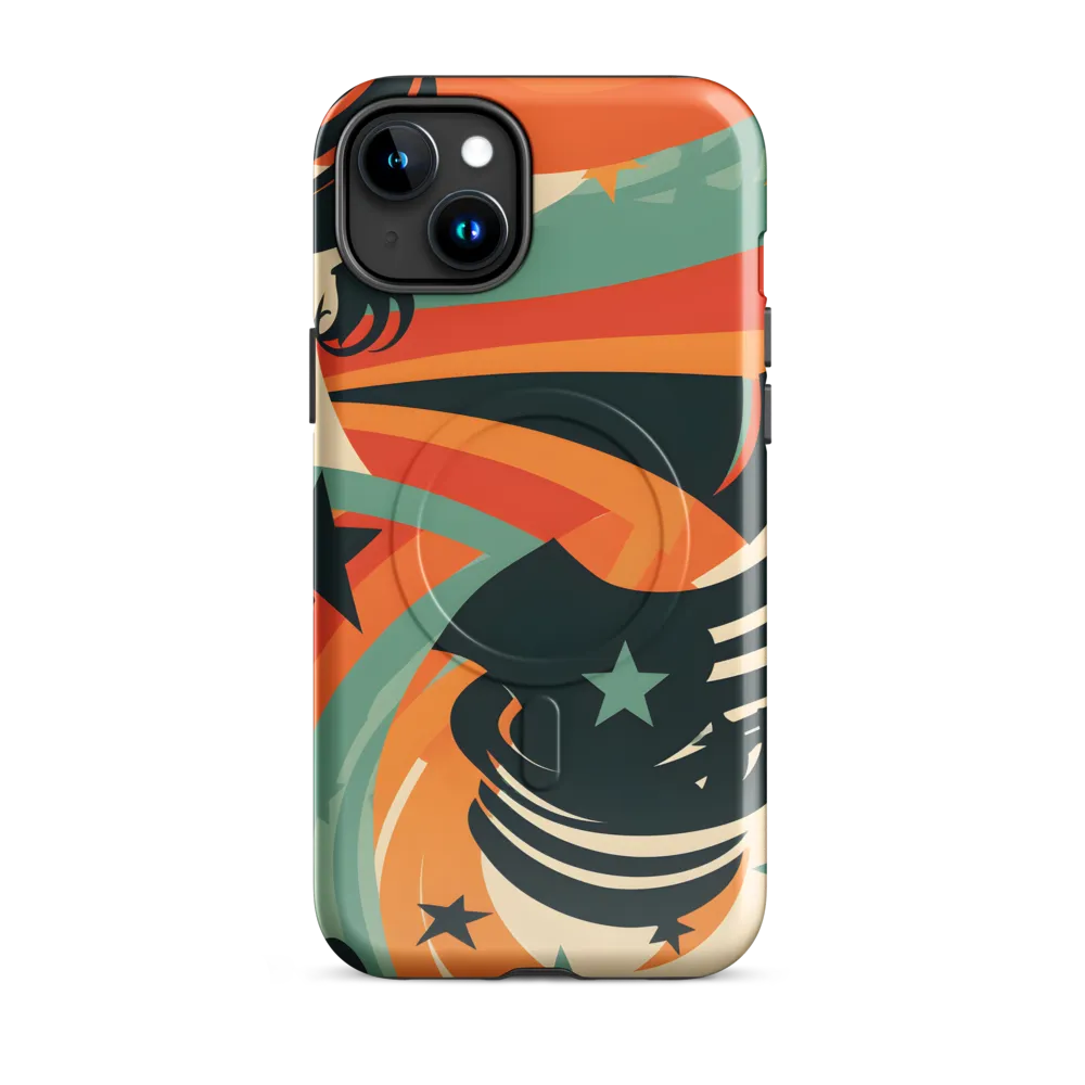 Swirls of Elegance | Phone Case |  15 Plus | MagSafe® Tough Case | Glossy