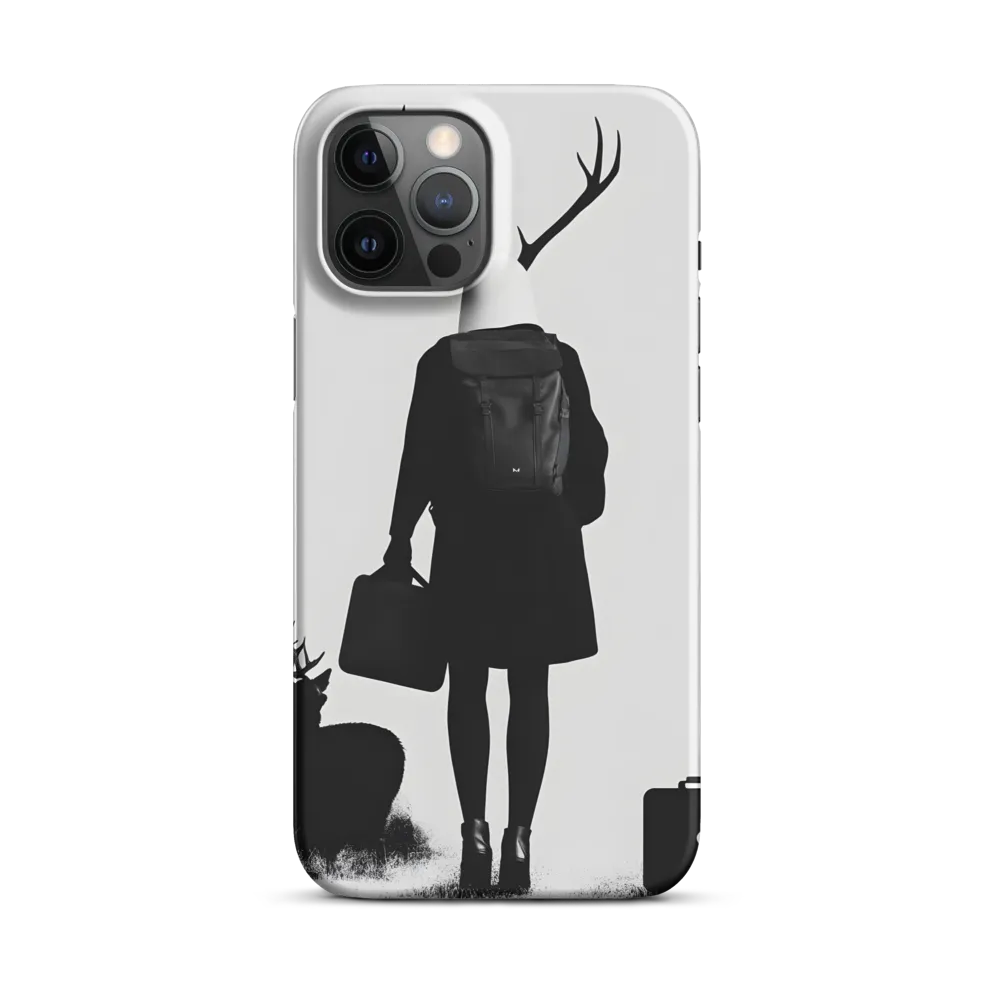 Antlered Reflections | Phone Case |  12 Pro Max | Snap Case | Matte