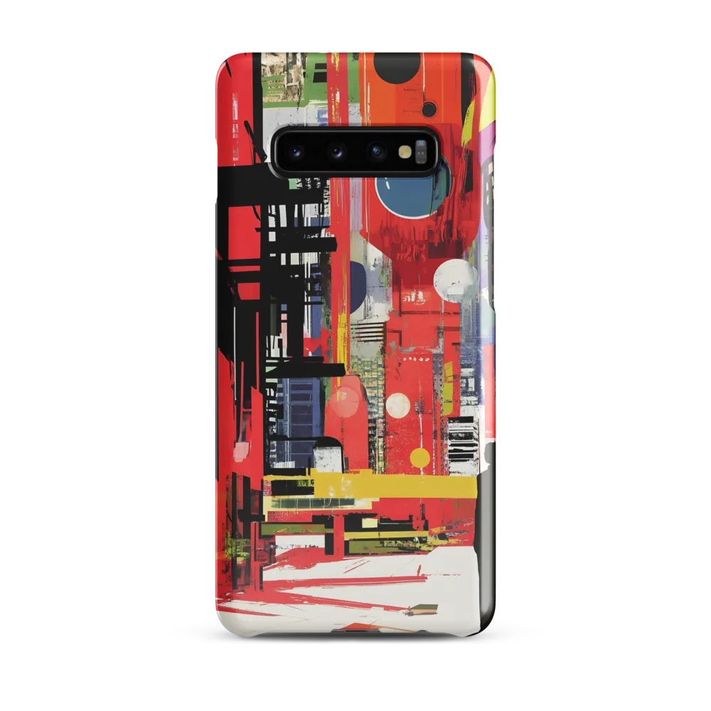 Urban Echoes: A Futuristic Reverie | Phone Case |  S10 Plus | Snap Case | Glossy