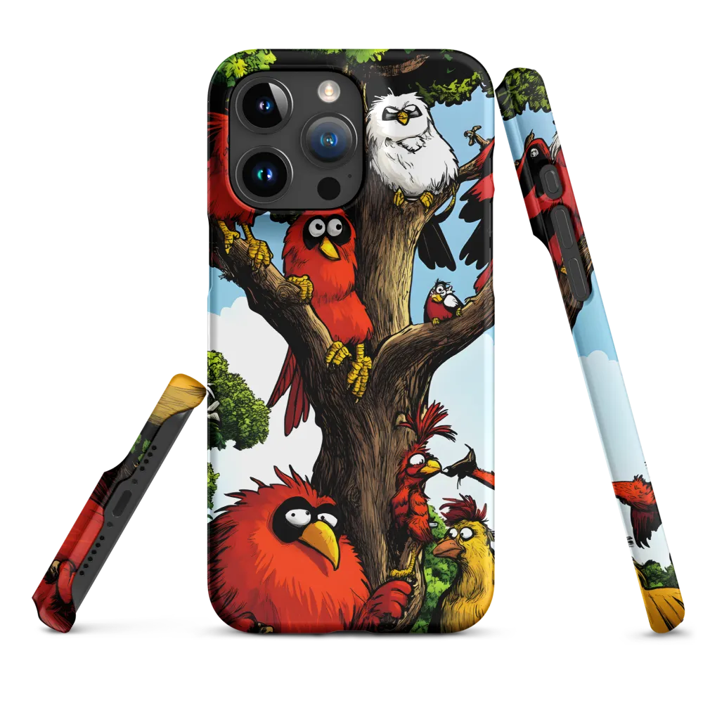 Whimsical Avian Gathering