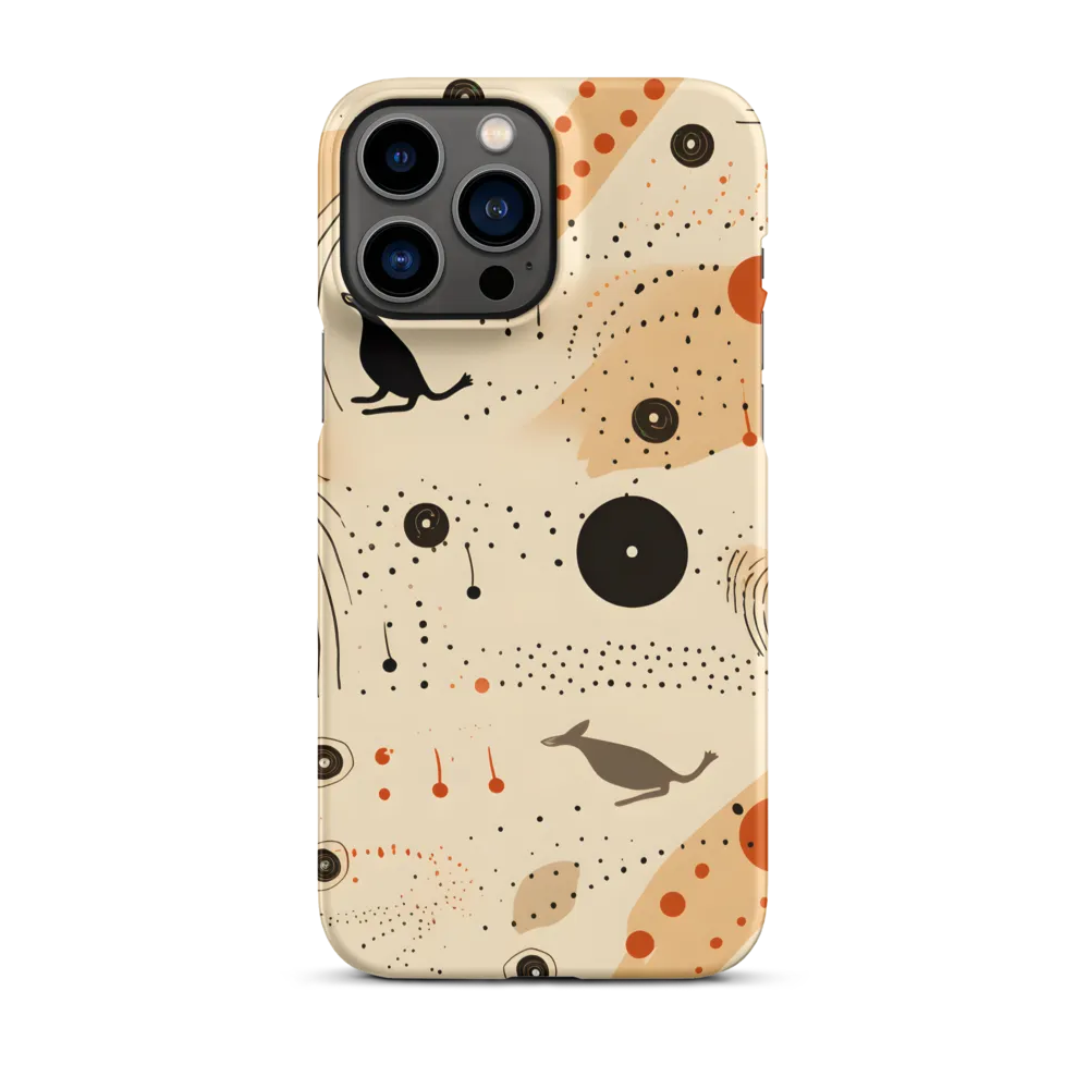 Playful Patterns in Earth Tones | Phone Case |  13 Pro Max | Snap Case | Matte