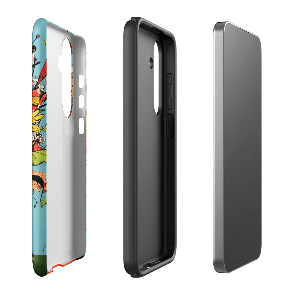 Whimsical Bloom | Phone Case |  S24 Plus | Tough Case | Matte