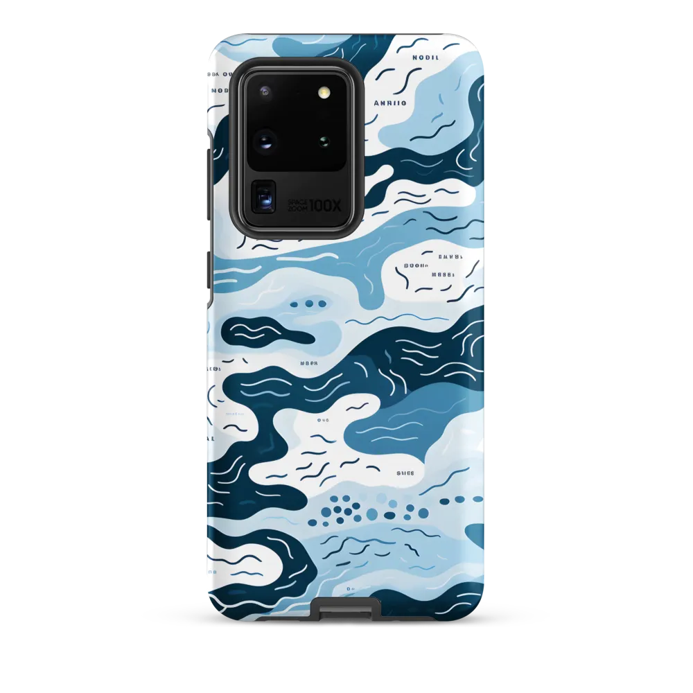 Flowing Waters: An Abstract Journey | Phone Case |  S20 Ultra | Tough Case | Matte