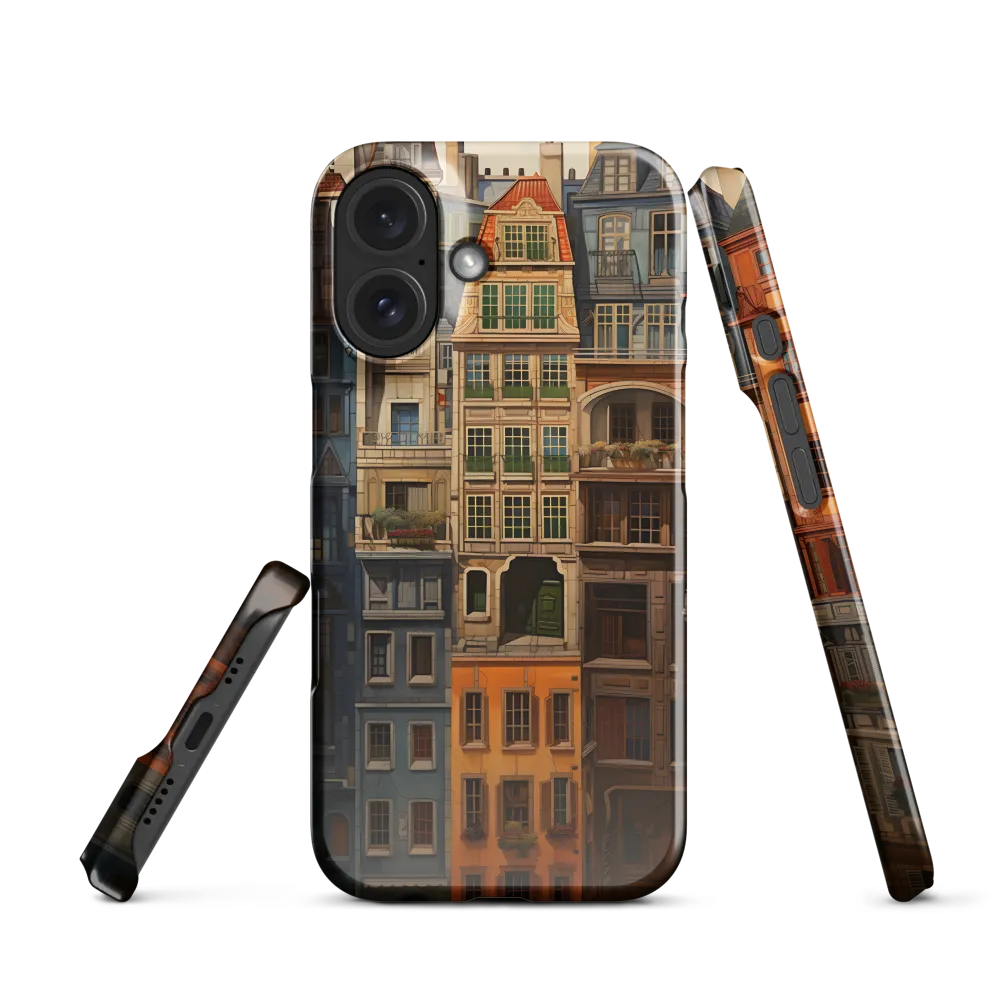 Charming Facades: A Tribute to Urban Living | Phone Case |  16 | Snap Case | Glossy