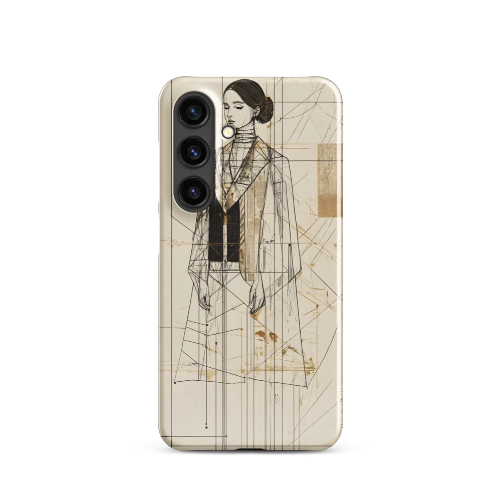 Elegance in Lines | Phone Case |  S24 | Snap Case | Glossy