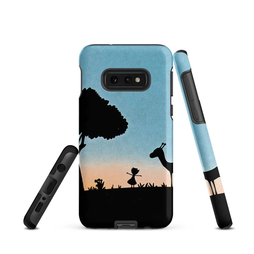 Curiosity in the Silhouette | Phone Case |  S10e | Tough Case | Matte