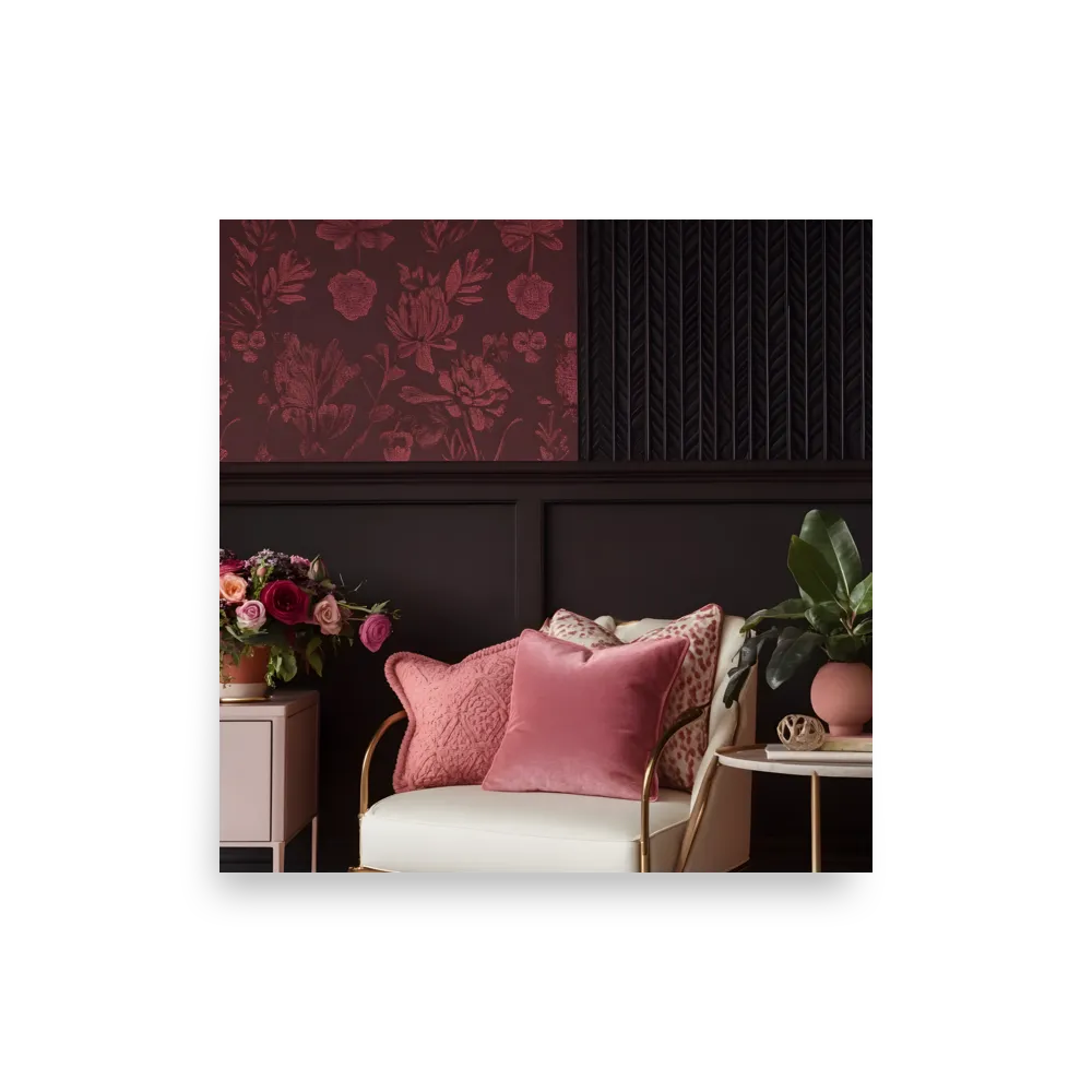 Elegance in Contrast: A Modern Interior Design | Poster | 10″×10″