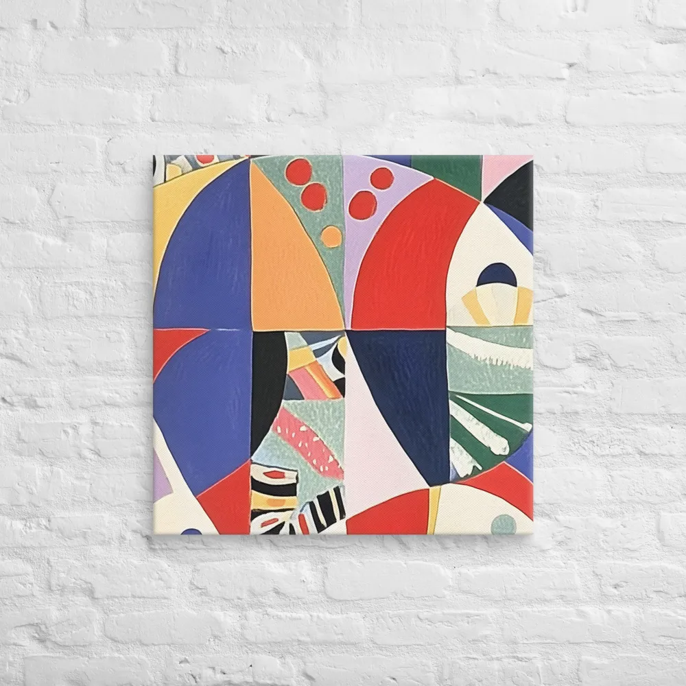 Dynamic Mosaic Symmetry | Canvas | 26″×26″
