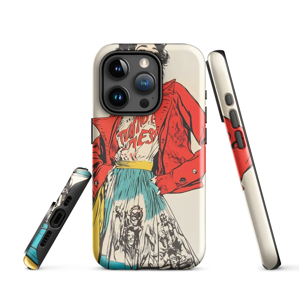Vibrant Elegance: A Pop Art Fashion Statement