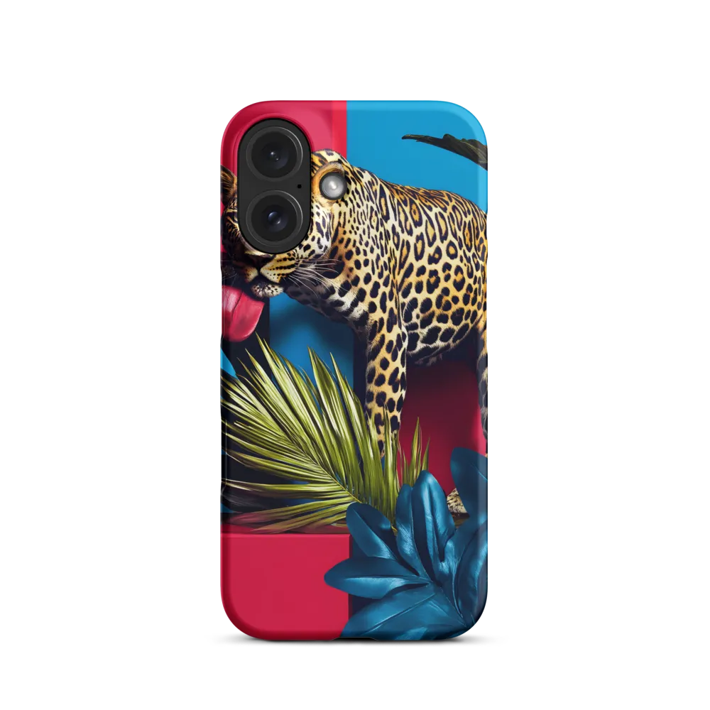 Playful Leopard in Vibrant Paradise