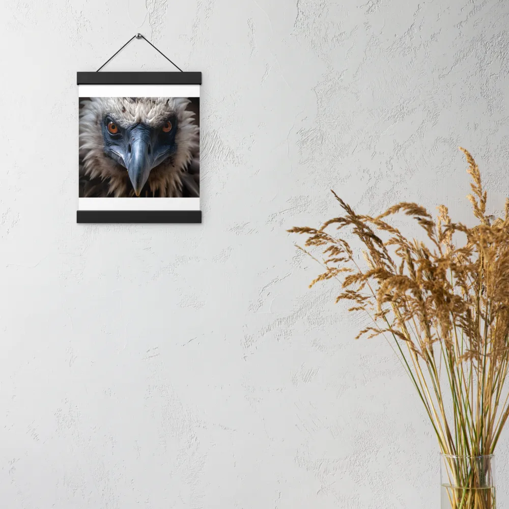 The Gaze of Strength | Poster With Black Wood Hanger | 8″×10″