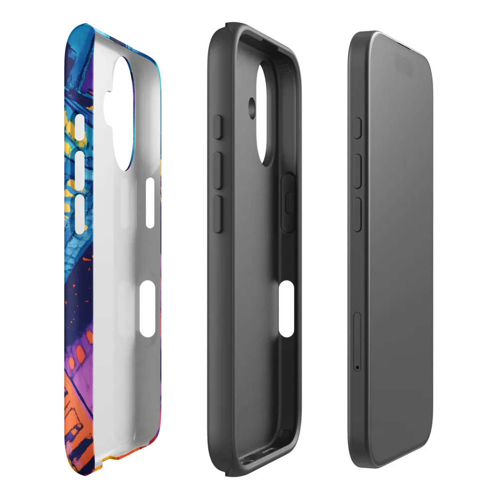 Electric City Nightscape | Phone Case |  16 | Tough Case | Matte