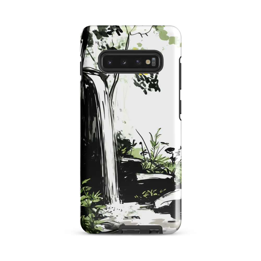 Tranquil Cascade | Phone Case |  S10 Plus | Tough Case | Glossy