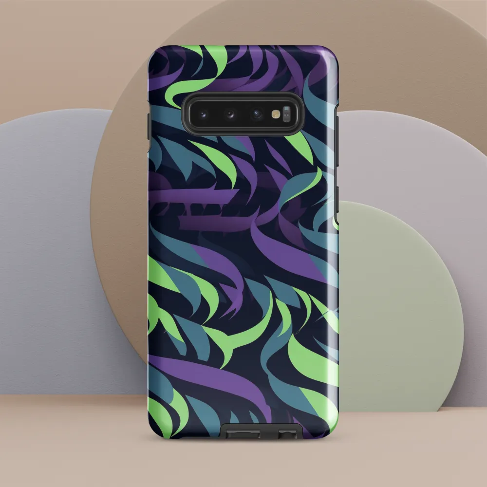 Fluid Waves of Color | Phone Case |  S10 Plus | Tough Case | Glossy