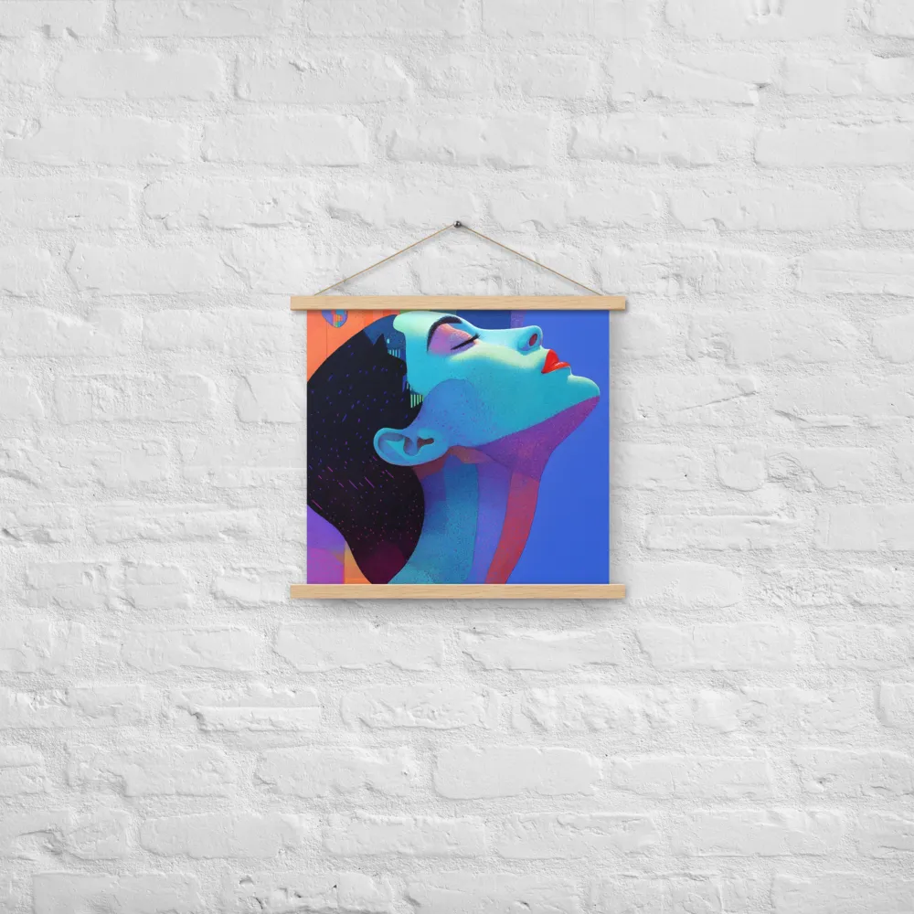 Ethereal Reverie | Poster With Oak Wood Hanger | 18″×18″