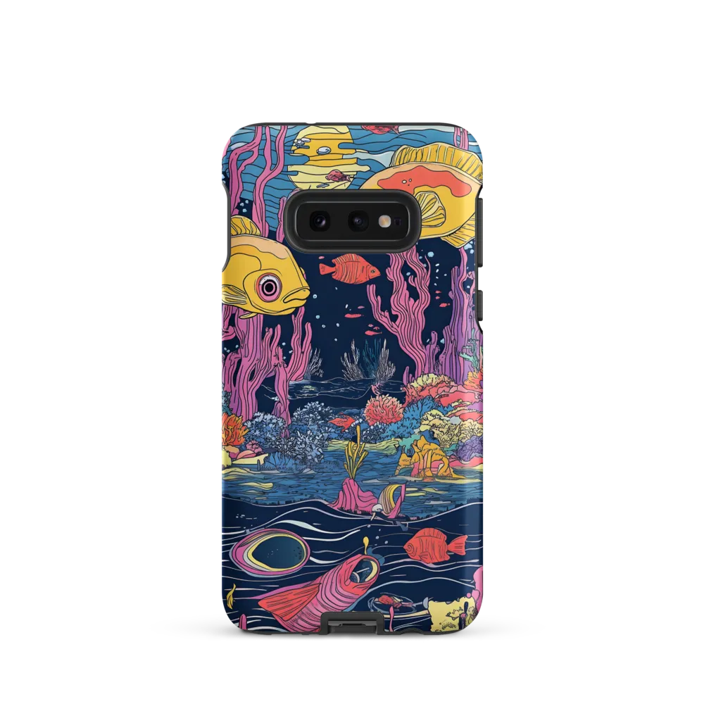 Underwater Dreamscape: A Playful Encounter | Phone Case |  S10e | Tough Case | Matte
