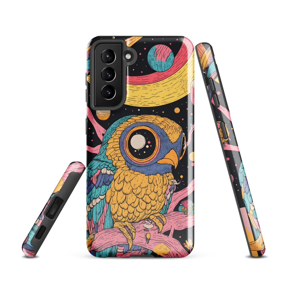 Whimsical Cosmic Owl