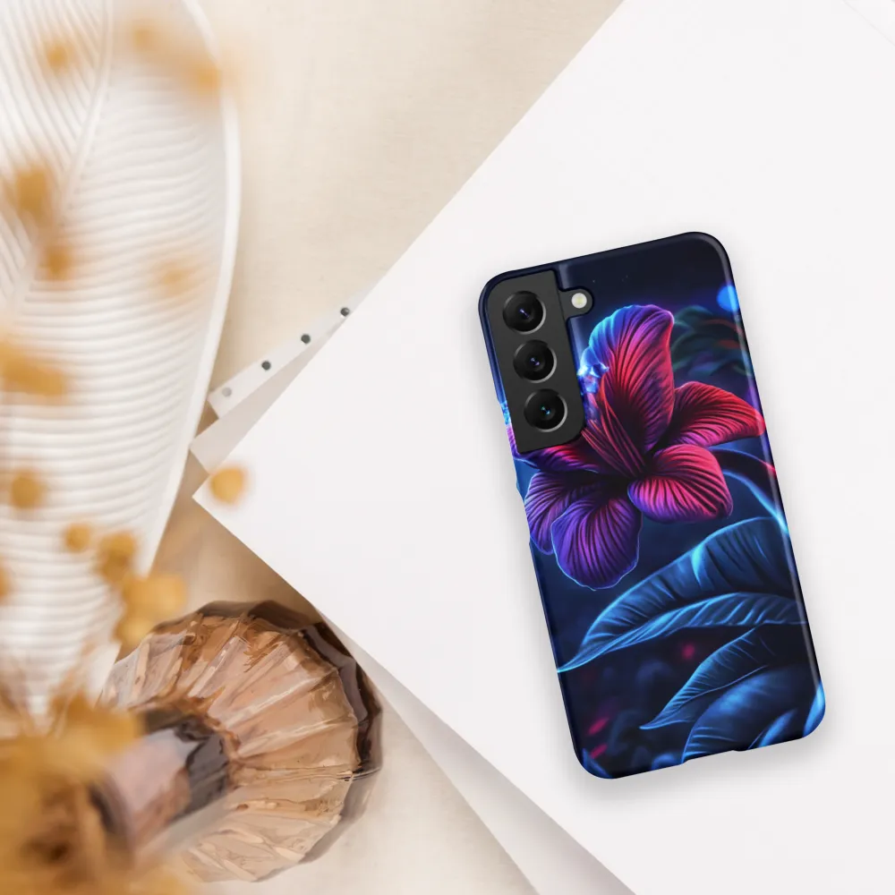 Illuminated Serenity: The Surreal Blossom