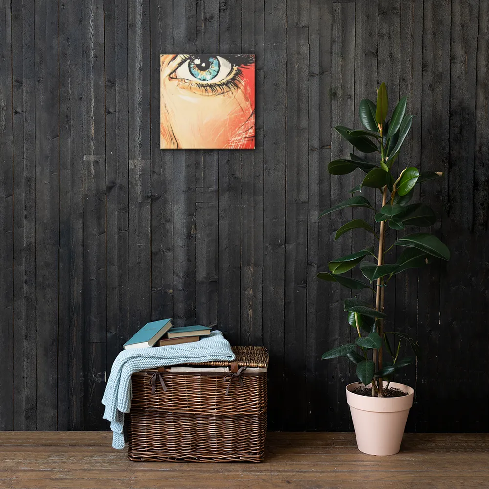 Gaze of Emotion | Canvas | 16″×16″