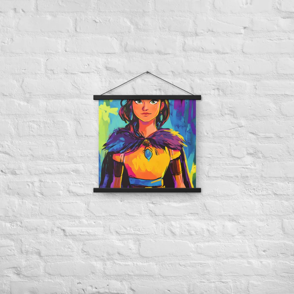 Guardian of Colors | Poster With Black Wood Hanger | 18″×18″
