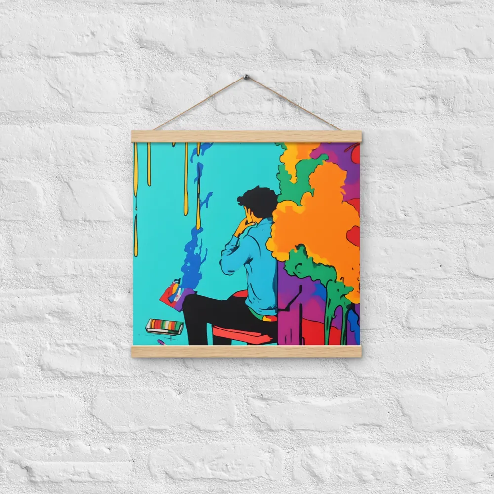 The Artist Within | Poster With Oak Wood Hanger | 16″×16″