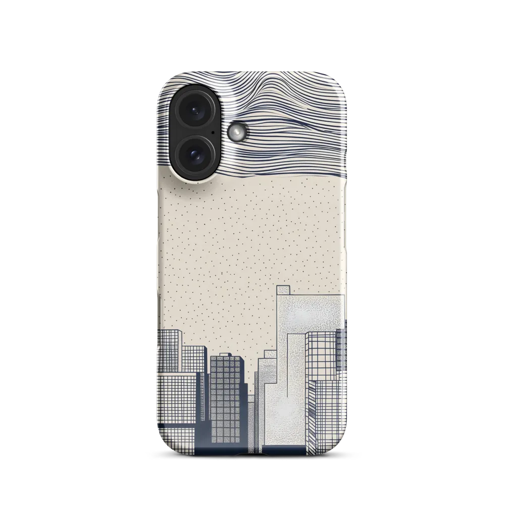 Urban Patterns: A Minimalist Skyline | Phone Case |  16 | Snap Case | Glossy