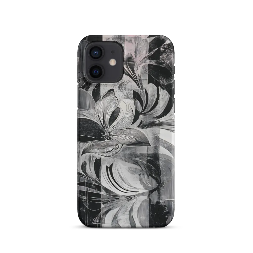 Floral Fusion in Monochrome