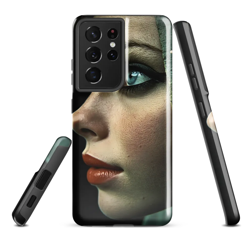 Gaze of Elegance | Phone Case |  S21 Ultra | Tough Case | Glossy