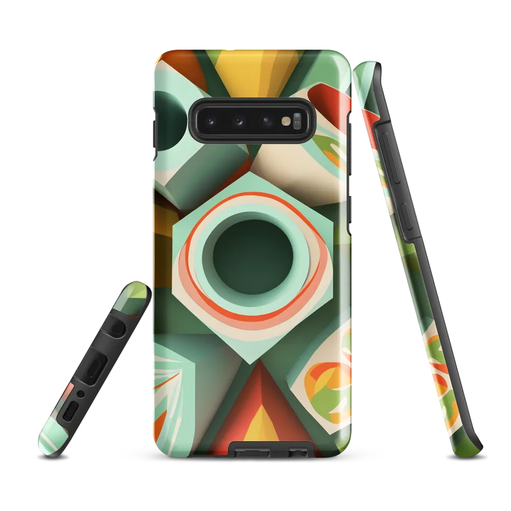 Symphony of Shapes | Phone Case |  S10 Plus | Tough Case | Glossy