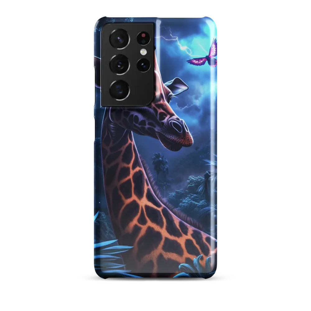 Mystical Giraffe in Twilight Jungle